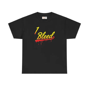 Bleed Yellow Heavy Cotton Tee for Super Football Fans - Dipaliz - T-shirts