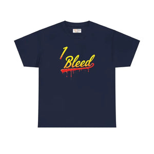 Bleed Yellow Heavy Cotton Tee for Super Football Fans - Dipaliz - T-shirts