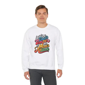 Heavy Blend Sweatshirt Dads Temper Moms Attitude Bold Style Dipaliz - Sweatshirts