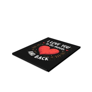 Moon Greeting Cards White Envelopes - Love you to the - Dipaliz