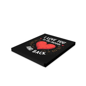 Moon Greeting Cards White Envelopes - Love you to the - Dipaliz