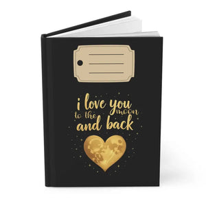 Moon Hardcover Journal Matte - Astro Magic Design - Dipaliz - Journals