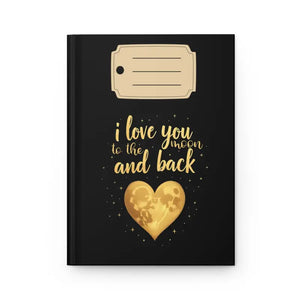 Moon Hardcover Journal Matte - Astro Magic Design - Dipaliz - Journals