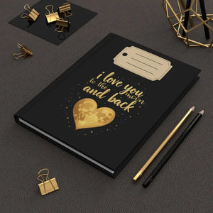 Moon Hardcover Journal Matte - Astro Magic Design - Dipaliz - Journals
