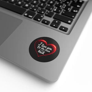 Moon Round Sticker Label Rolls Galaxy Celestial Style - Dipaliz - Labels & Tags