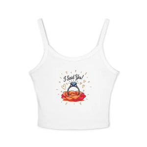 Spaghetti Strap Tank - Stay Cool Summer Essential - Dipaliz - Solid White Blend / l - Tops