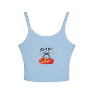 Spaghetti Strap Tank - Stay Cool Summer Essential - Dipaliz - Solid Baby Blue Blend / Xs - Tops