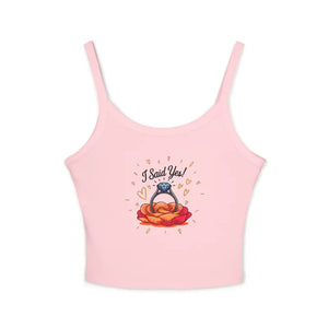 Spaghetti Strap Tank - Stay Cool Summer Essential - Dipaliz - Solid Pink Blend / Xs - Tops