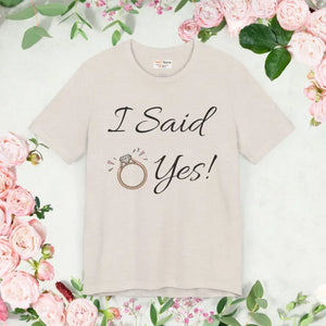 Bridal Short Sleeve Tee - Engagement Parties Wedding Gift - Dipaliz - Heather Dust / Xs - T-shirts