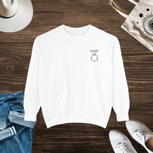 Wedding Ring Graphic Cozy Unisex Pullover All-day Comfort - Dipaliz - White / s - Sweatshirts