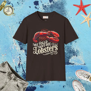 Lobster Lovers Unisex Softstyle Tee Cool Vibes Comfort - Dipaliz - Dark Chocolate / s - T-shirts