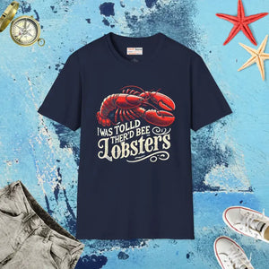Lobster Lovers Unisex Softstyle Tee Cool Vibes Comfort - Dipaliz - Navy / s - T-shirts