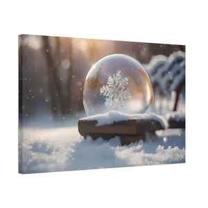 Ice Crystal Canvas Print - Semi-glossy Finish Art - Dipaliz - 36″ x 24″ (horizontal) / 1.5’’