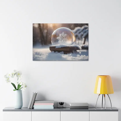 Ignite your Space with Ice Crystal Canvas Art