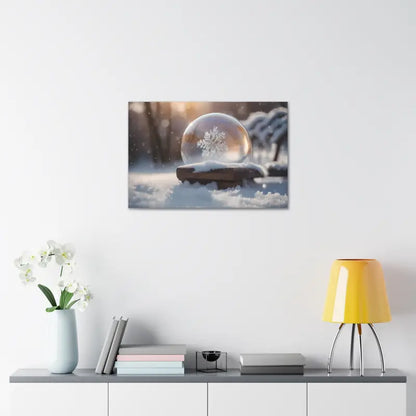 Ignite your Space with Ice Crystal Canvas Art