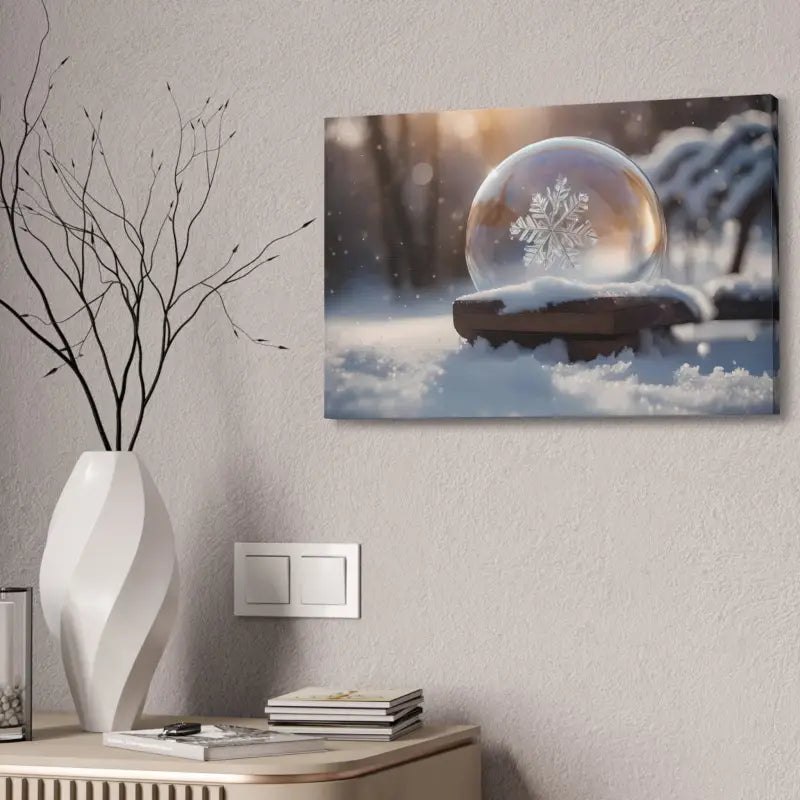 Ignite your Space with Ice Crystal Canvas Art