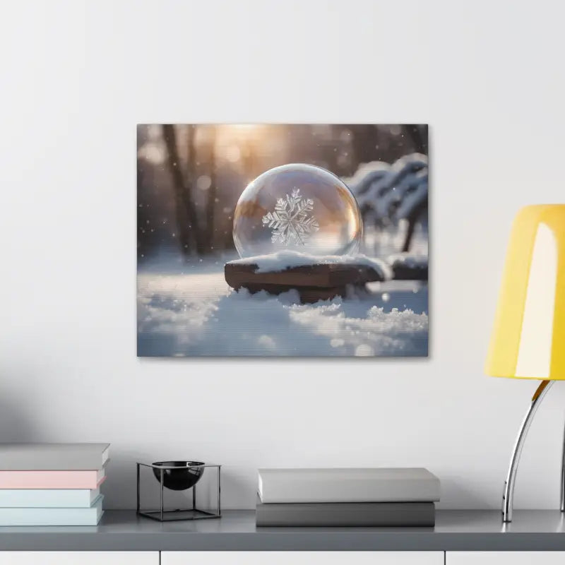 Ignite your Space with Ice Crystal Canvas Art