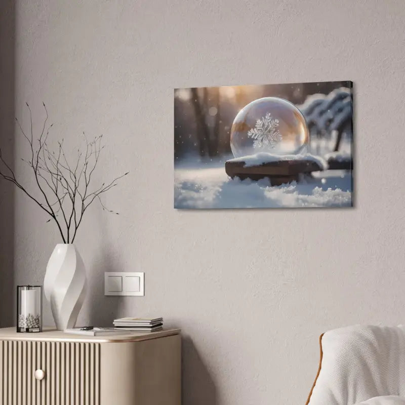 Ignite your Space with Ice Crystal Canvas Art