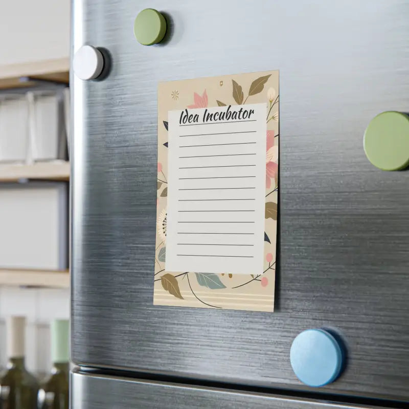 Floral Sticky Notes - Spark Big Ideas Fast | Dipaliz - 4’’ x 6’’ / White