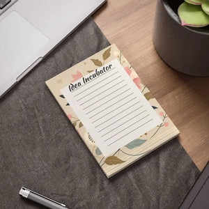 Floral Sticky Notes Idea Incubator - Creative Blooms - Dipaliz - 4’’ x 6’’ / White