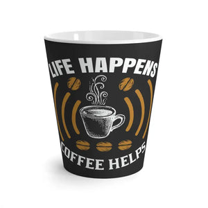 Latte Mug Coffee Lover Women’s Fashion Daily Boost - Dipaliz - 12oz - Mugs