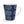 Geometric Latte Mug – Blue Ceramic 12 Oz - Dipaliz - Mugs