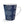 Geometric Pattern Latte Mug - Vibrant Blue Ceramic - Dipaliz - 12oz - Mugs