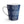 Geometric Pattern Latte Mug - Vibrant Blue Ceramic - Dipaliz - 12oz - Mugs