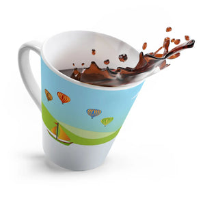 Chic Landscape Scene Latte Mug - 12oz Ceramic Gift - Dipaliz - Mugs