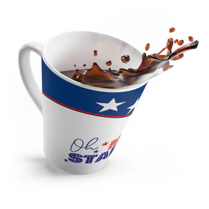 Patriotic Latte Mug - Stars and Stripes Gift for Her - Dipaliz - Mugs