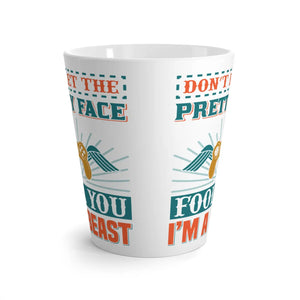 Bold Gamer Latte Mug - Pretty Face Ceramic Drinkware - Dipaliz - Mugs