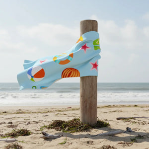 Beach Ball Towel – Water Absorbent Cotton - Dipaliz - Towels