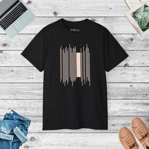 Abstract Lines Tee - Unisex Ultra Cotton T-shirt - Dipaliz - Black / s - T-shirts