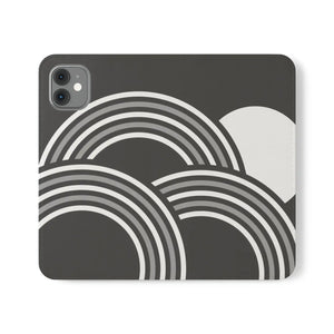 Abstract Samsung Galaxy Flip Cases - Grey Art Design - Dipaliz - Mobile Phone
