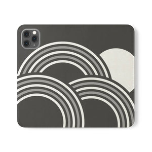 Abstract Samsung Galaxy Flip Cases - Grey Art Design - Dipaliz - Mobile Phone