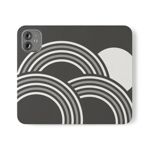 Abstract Samsung Galaxy Flip Cases - Grey Art Design - Dipaliz - Mobile Phone