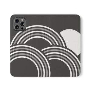 Abstract Samsung Galaxy Flip Cases - Grey Art Design - Dipaliz - Mobile Phone