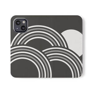 Abstract Samsung Galaxy Flip Cases - Grey Art Design - Dipaliz - Mobile Phone