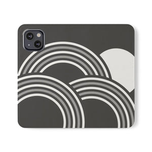 Abstract Samsung Galaxy Flip Cases - Grey Art Design - Dipaliz - Mobile Phone