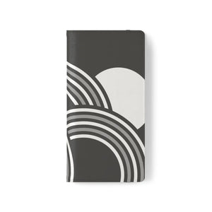 Abstract Samsung Galaxy Flip Cases - Grey Art Design - Dipaliz - Mobile Phone