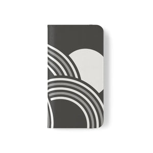 Abstract Samsung Galaxy Flip Cases - Grey Art Design - Dipaliz - Mobile Phone