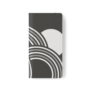 Abstract Samsung Galaxy Flip Cases - Grey Art Design - Dipaliz - Mobile Phone
