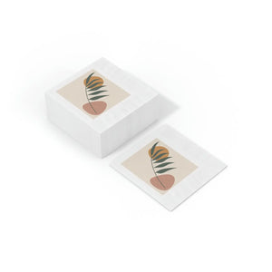 White Coined Napkins – Modern Abstract Art - Dipaliz - Paper