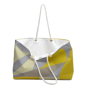 Oversized Polyester Weekender Bag Abstract Art Travel Tote - Dipaliz - 24’’ × 13’’ - Bags