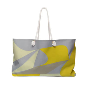 Oversized Polyester Weekender Bag Abstract Art Travel Tote - Dipaliz - 24’’ × 13’’ - Bags