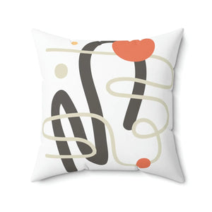 Abstract Art Pillow – Spun Polyester Square - Dipaliz - Throw Pillows