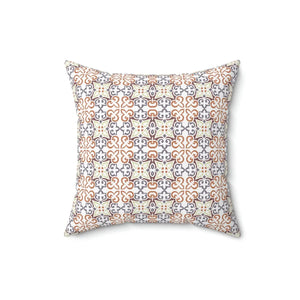 Abstract Block Pattern – Spun Polyester Square - Dipaliz - Throw Pillows
