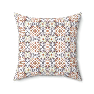 Abstract Block Pattern – Spun Polyester Square - Dipaliz - Throw Pillows