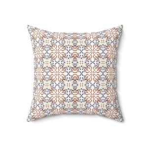 Abstract Block Pattern – Spun Polyester Square - Dipaliz - Throw Pillows