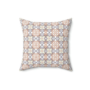 Abstract Block Pattern – Spun Polyester Square - Dipaliz - Throw Pillows